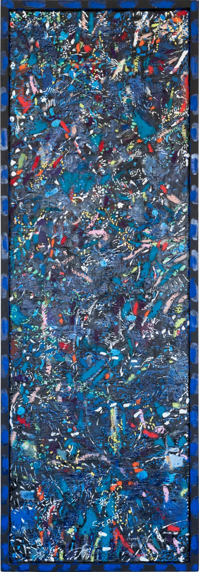 weit unten
207 x 71 cm
Öl auf Rupfen
2020