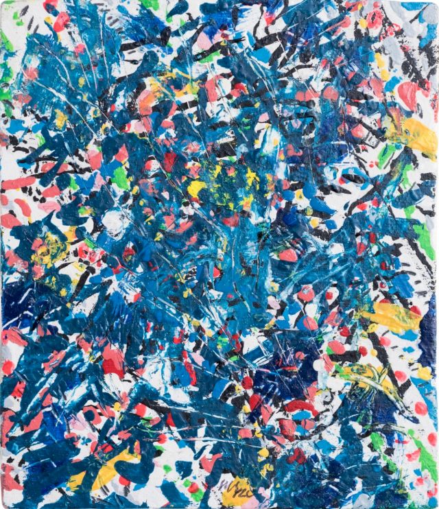 Tiefe
15 x 13 cm
Öl, Acryl auf Holz
2020