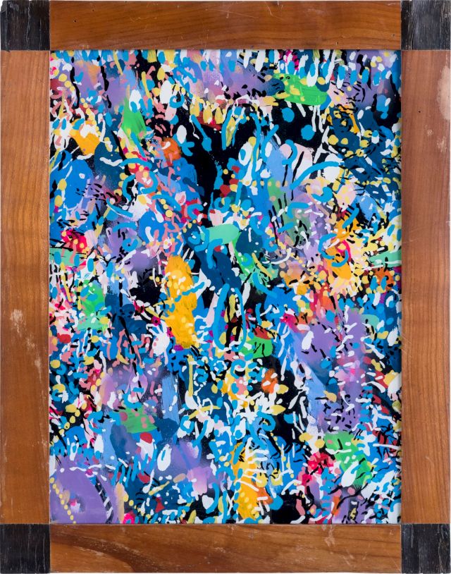 es macht Spaß
39 x 29 cm
Öl, Acryl hinter Glas
2019