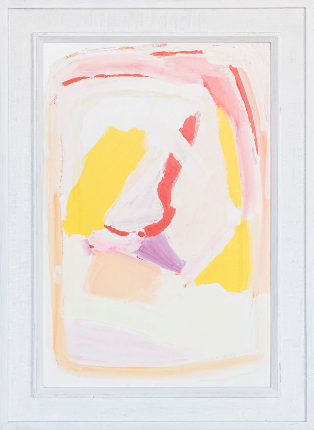 Serie Air 84
Gelb und Rosa
45 x 30 cm
Acryl auf Holz
1984