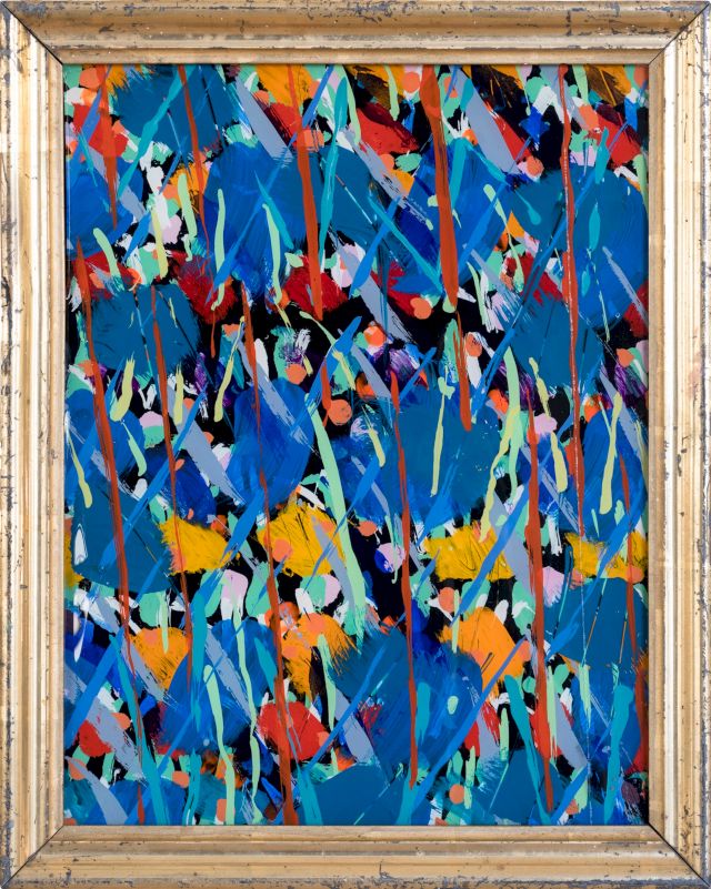 Dahinter
40 x 31 cm
Öl auf Glas
2016