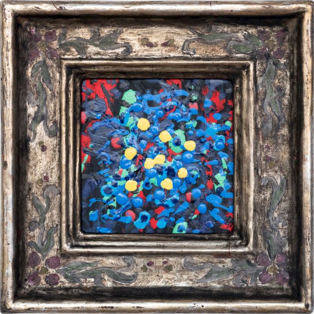 schwebendes Gelb
12 x 11,5 cm
Öl auf Holz
2020