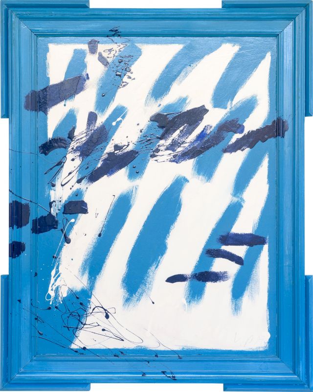 Darüber hinaus
98 x 78 cm
Lack auf Holz
1987