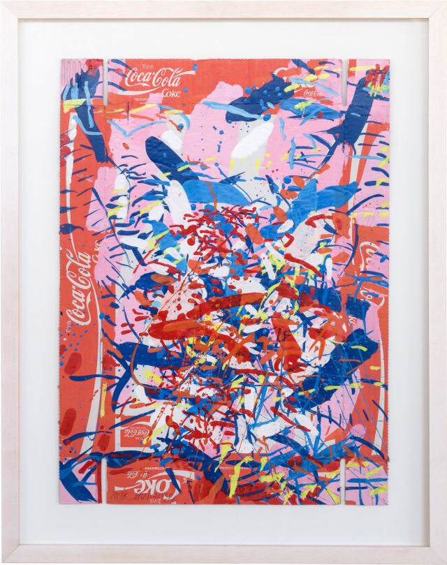 Coca Cola
49 x 36 cm
Acryl auf Pappe
1988