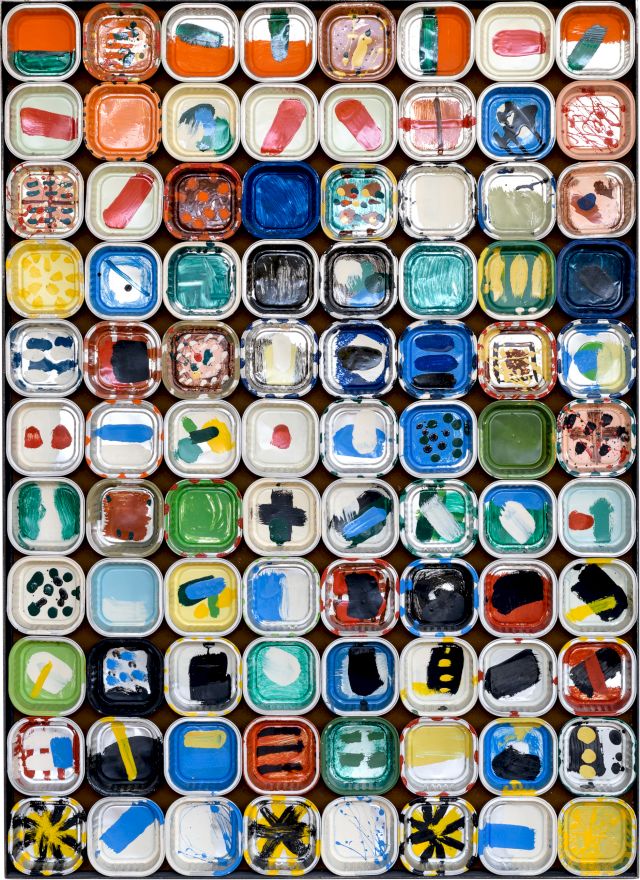 Altes Blech IV
90 x 50 cm
Öl auf Metall
1992