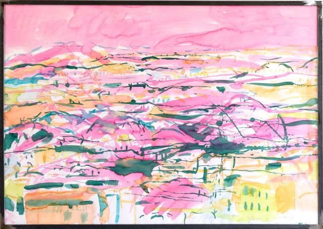 Olevano
71 x 101 cm
Farbe auf Holz
1994