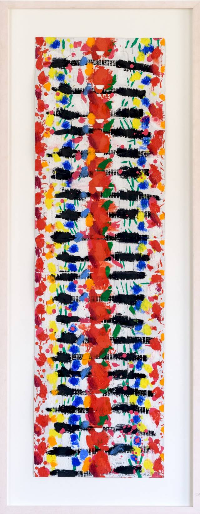 Das Spalier
98 x 30 cm
Öl auf Pappe
2010